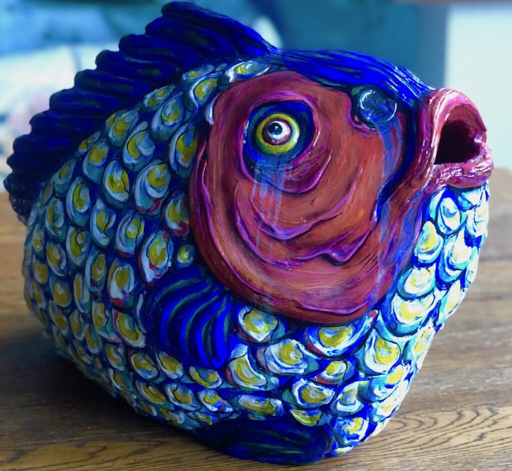 Paul Cartier, Fisch, Keramik